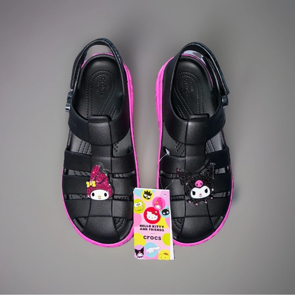 💓🐈 Crocs x Hello Kitty and Friends My Melody And Kuromi Stomp Sandal 💓🐈 - Picture 3 of 5